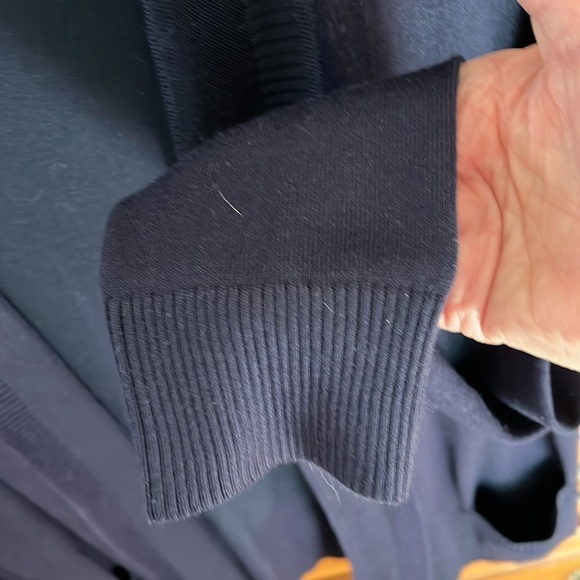 NWOT Spease Women’s Navy Blue Cardigan Size Large - Picture 4 of 9